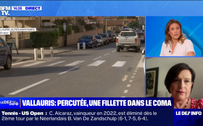 Mon interview à BFMTV sur l’accident qui a coûté la vie à la petite Kamilya à Vallauris