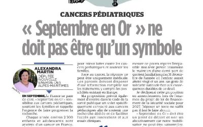 Tribune « Septembre en Or ne doit pas être qu’un symbole »
